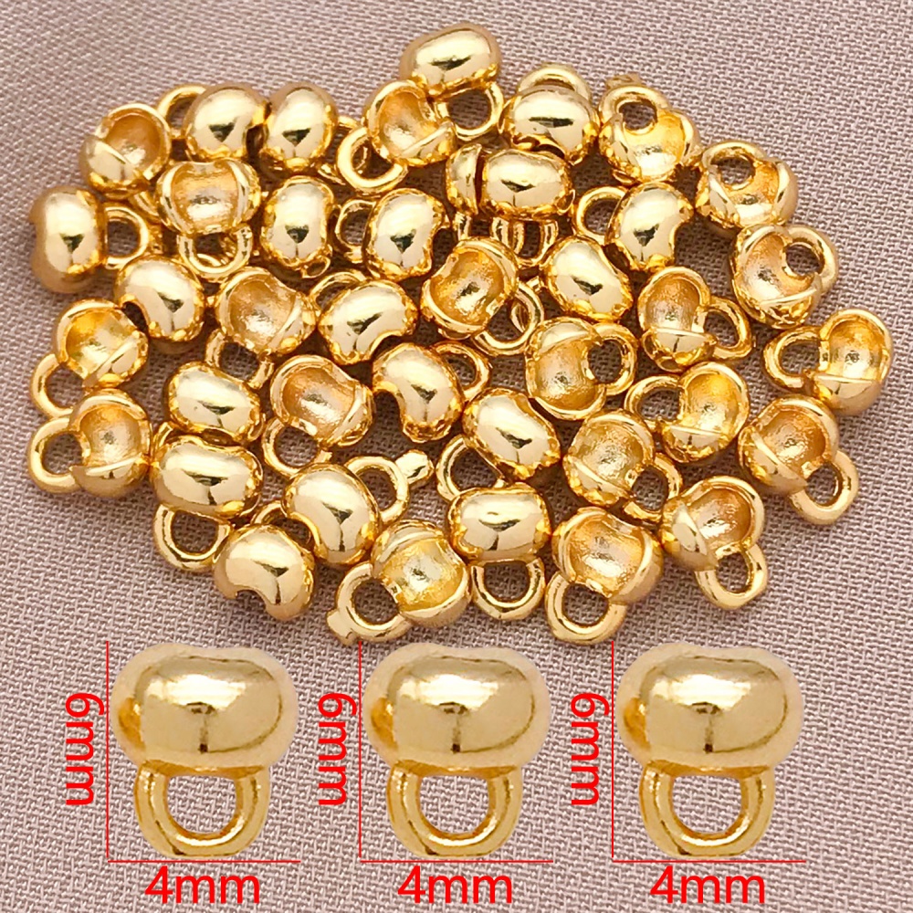 AliExpress 10-Piece Smooth Buckle Connectors for DIY Jewelry, view 6