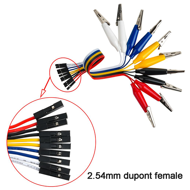 AliExpress 10-Pin Alligator Clip to Dupont Jumper Wires, view 3