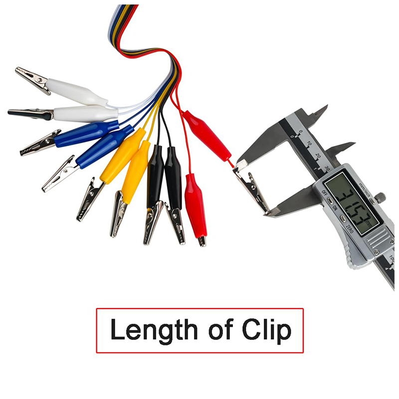 AliExpress 10-Pin Alligator Clip to Dupont Jumper Wires, view 4