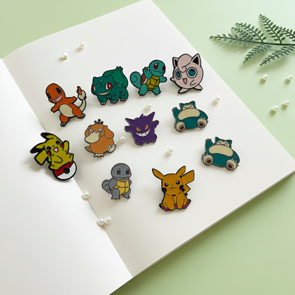 AliExpress 11 Pcs Enamel Pins Set Creative Bandage Brooches for Backpack Clothes Personalized Metal Emblem Accessories Gift, view 2