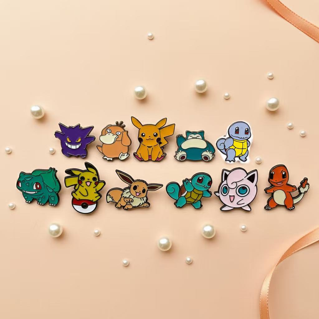 AliExpress 11 Pcs Enamel Pins Set Creative Bandage Brooches for Backpack Clothes Personalized Metal Emblem Accessories Gift, view 5