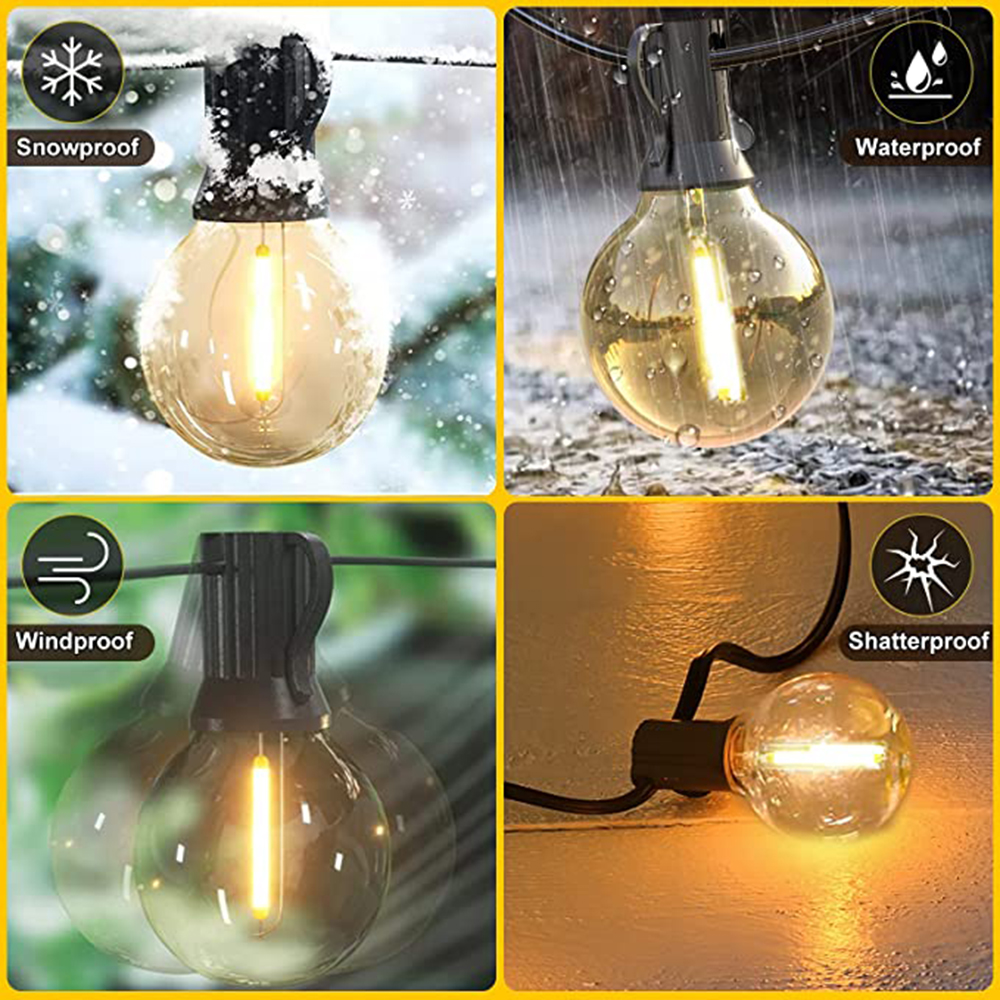 AliExpress Outdoor G40 Festoon LED String Lights, view 4