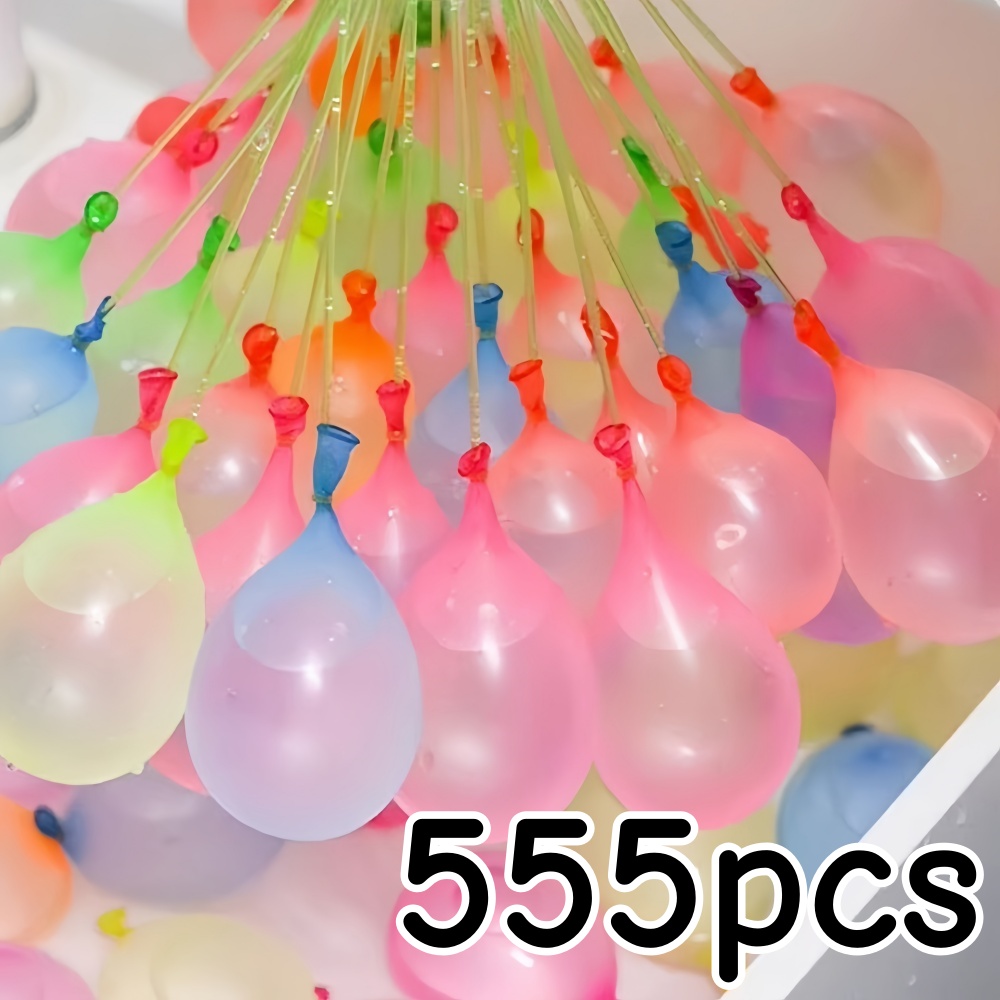 AliExpress 111/555pc Summer Water Balloons Latex Water Balloon Set for Pool Beach Party Outdoor Games Fun Water-Filled Ball Inflatable Prop