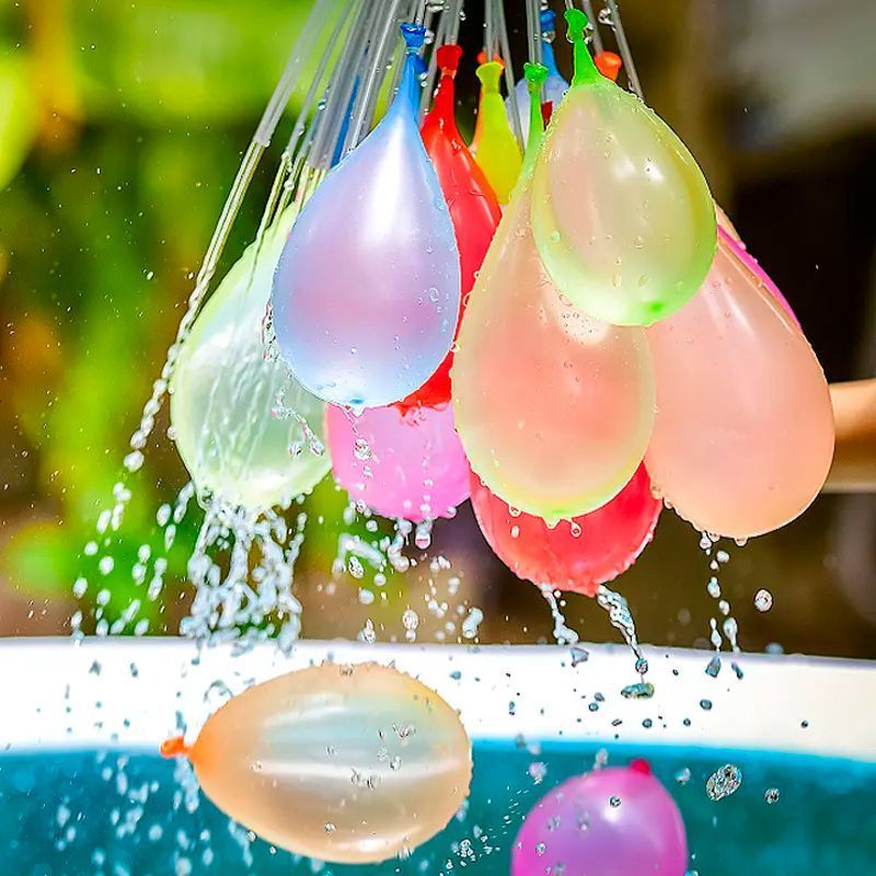 AliExpress 111/555pc Summer Water Balloons Latex Water Balloon Set for Pool Beach Party Outdoor Games Fun Water-Filled Ball Inflatable Prop, view 4