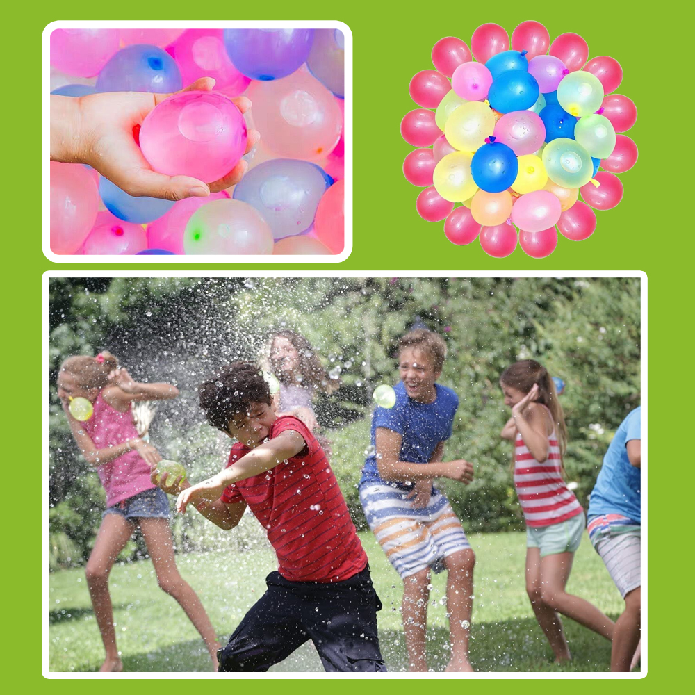 AliExpress 111pcs/bag Water Balloons Rapid Injection Funny Summer Outdoor Water Balloon Bombs For Kids and Adults Beach Water Fight Toys, view 5