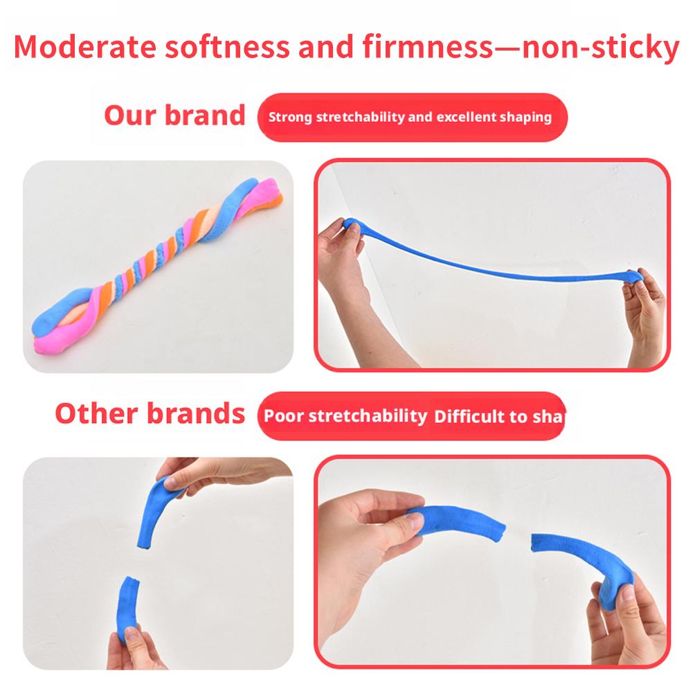 AliExpress 12/24/36PCS Air Dry Clay Ultra Light and Air Dry Clay for Children Non-Toxic and Eco-Friendly Modeling Magical Clay with Tools, view 6