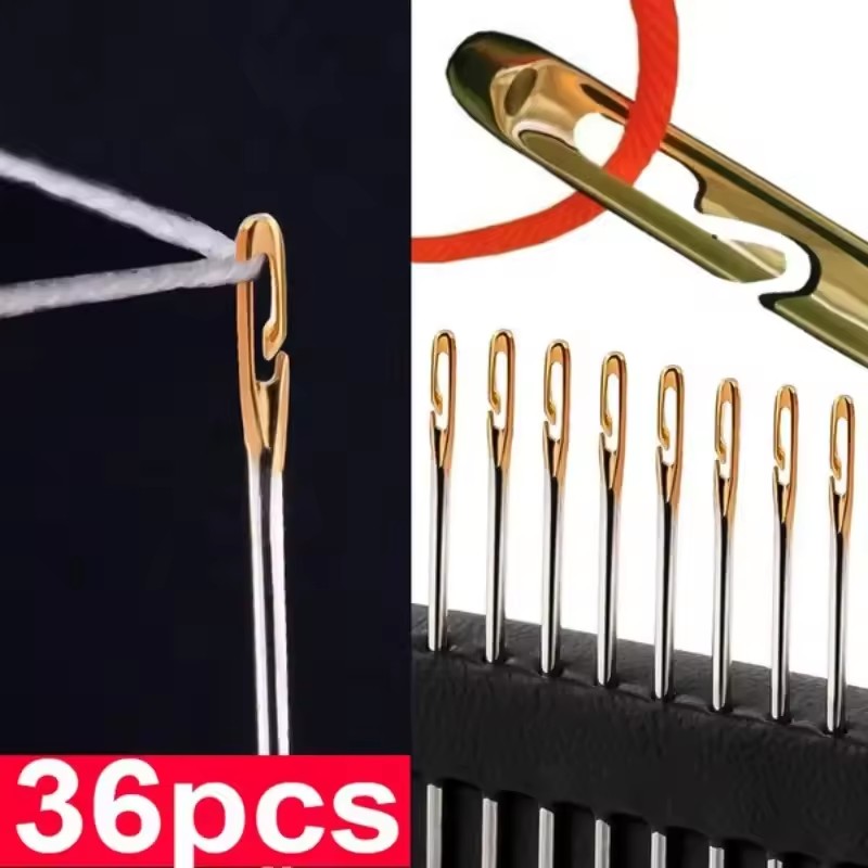 AliExpress Stainless Steel Blind Sewing Needles (12 to 36), view 5