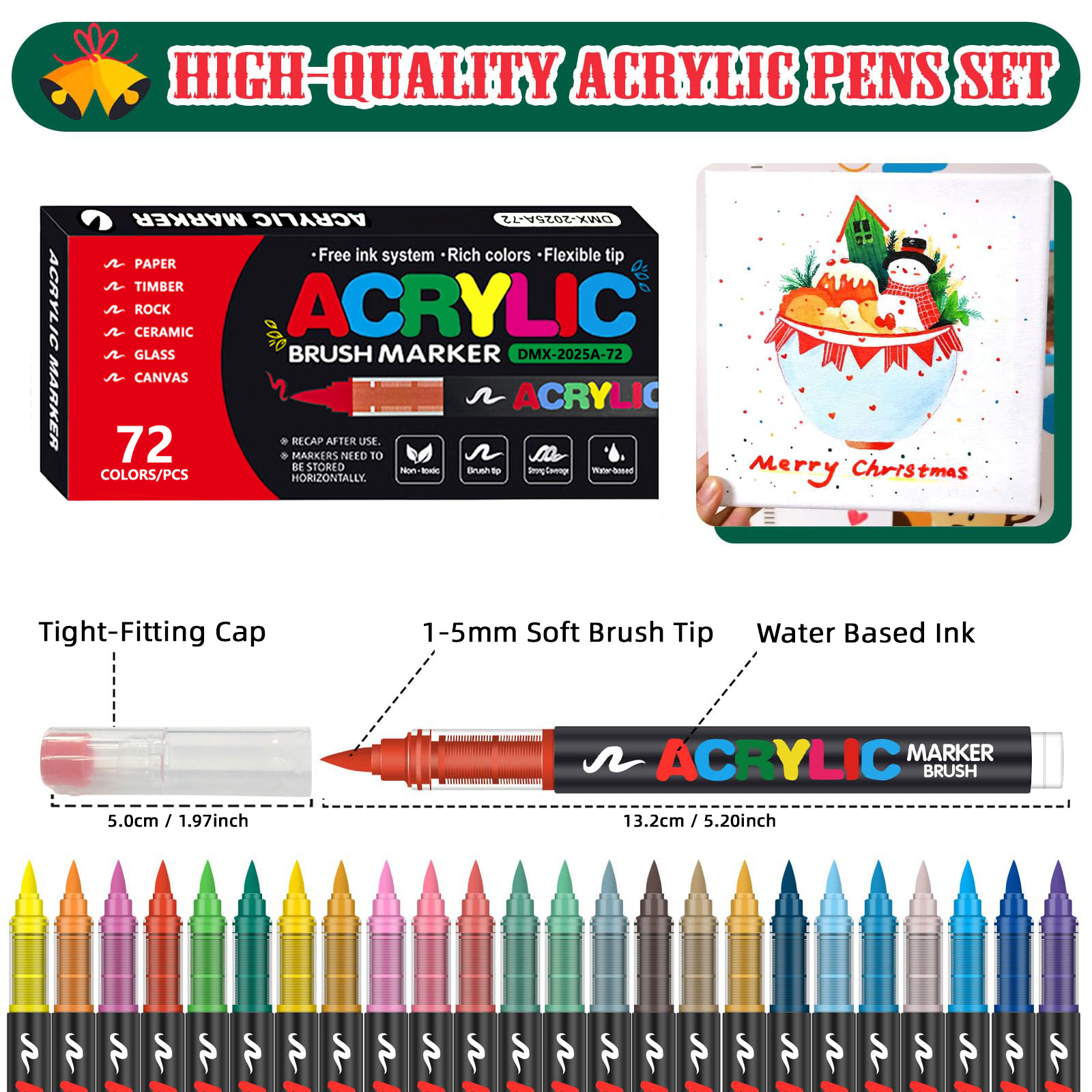 AliExpress Waterproof Acrylic Paint Marker Set, view 3