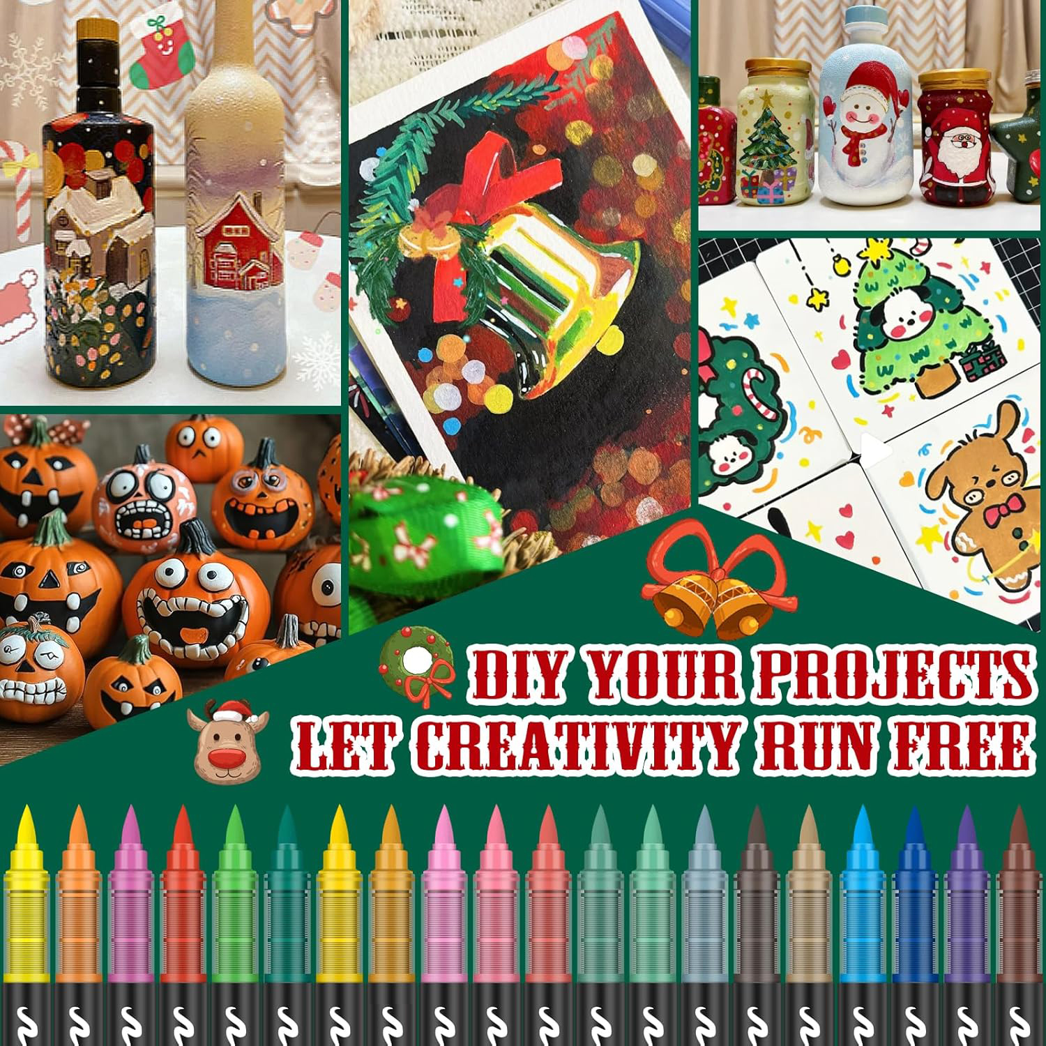 AliExpress Waterproof Acrylic Paint Marker Set, view 5