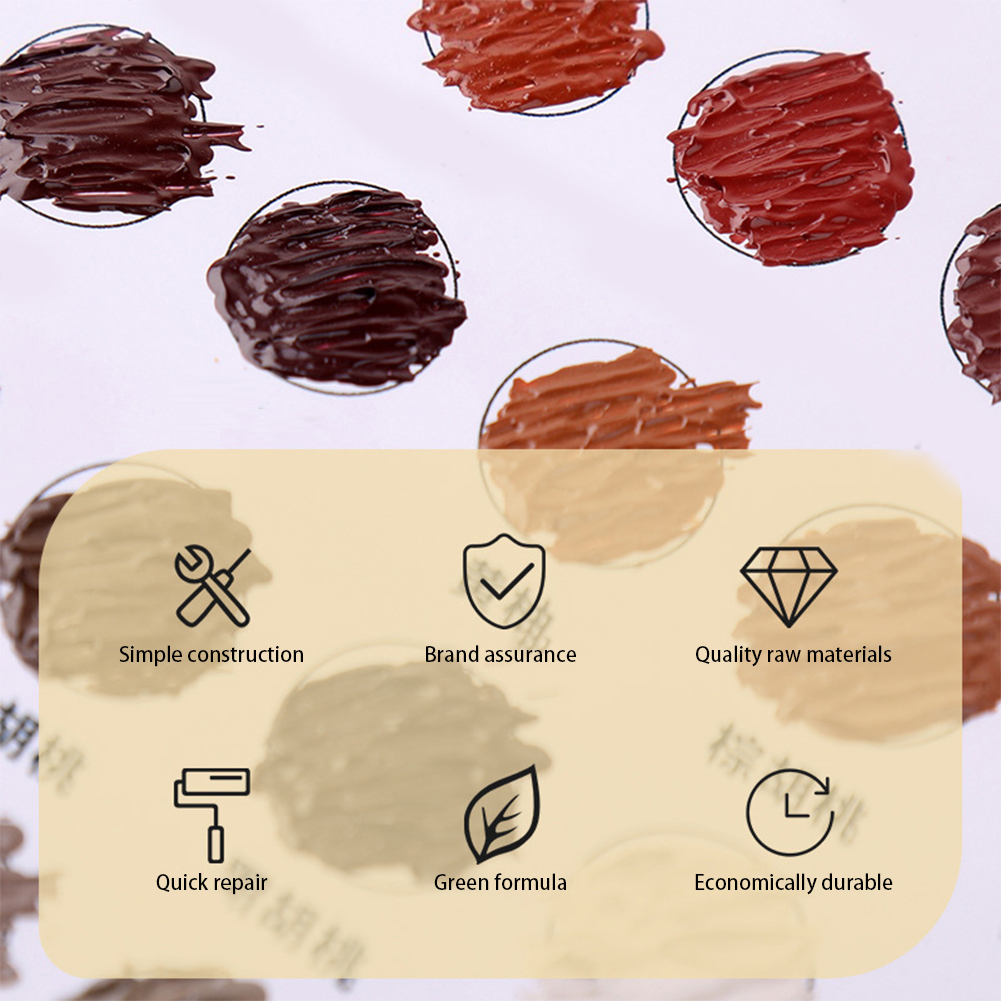 AliExpress 12 Colors Wood Paint Repair Paste,DIY Cabinet Floor Wardrobe Scratches Holes Refinishing Paste,Wooden Furnitures Scratch Filler, view 6
