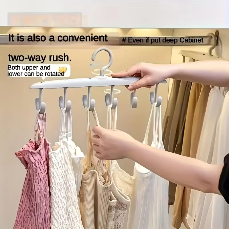 AliExpress 12-Hook Rotating Closet Hanger for Ties and Belts