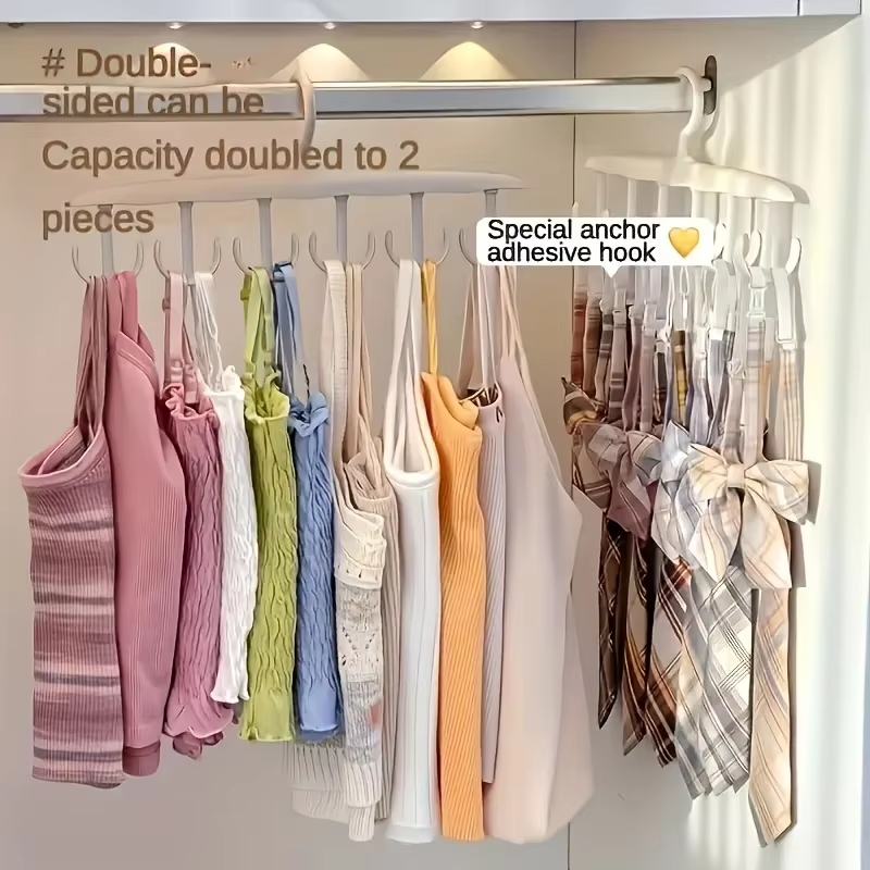 AliExpress 12-Hook Rotating Closet Hanger for Ties and Belts, view 3