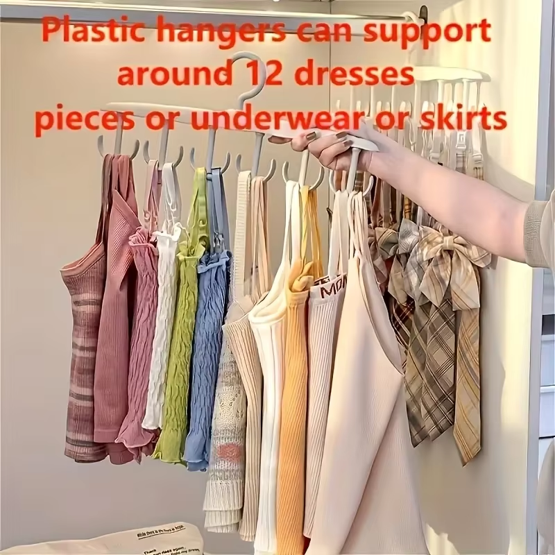 AliExpress 12-Hook Rotating Closet Hanger for Ties and Belts, view 4