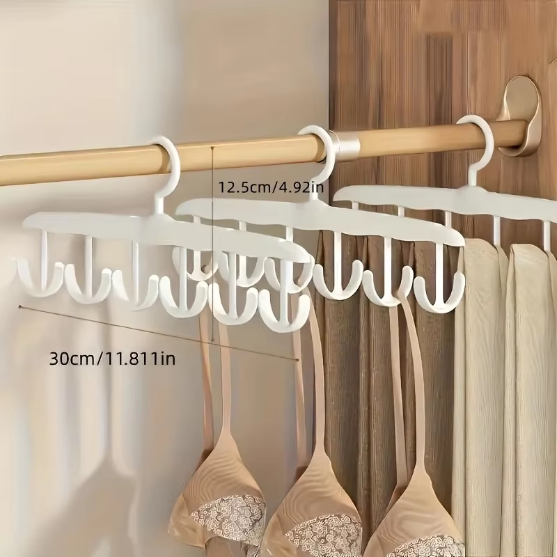 AliExpress 12-Hook Rotating Closet Hanger for Ties and Belts, view 5