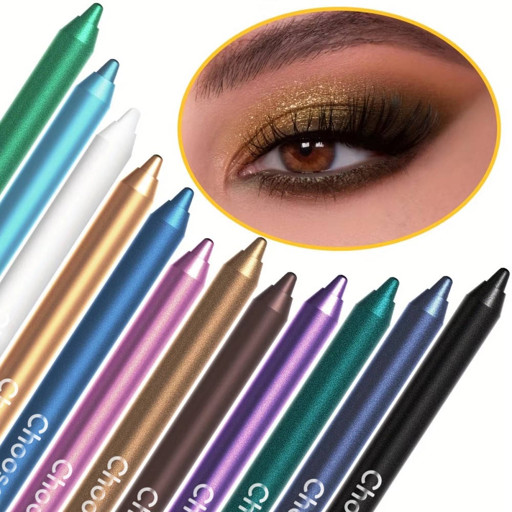 AliExpress Waterproof Shimmer Eyeliner Pen Set (12-Piece)