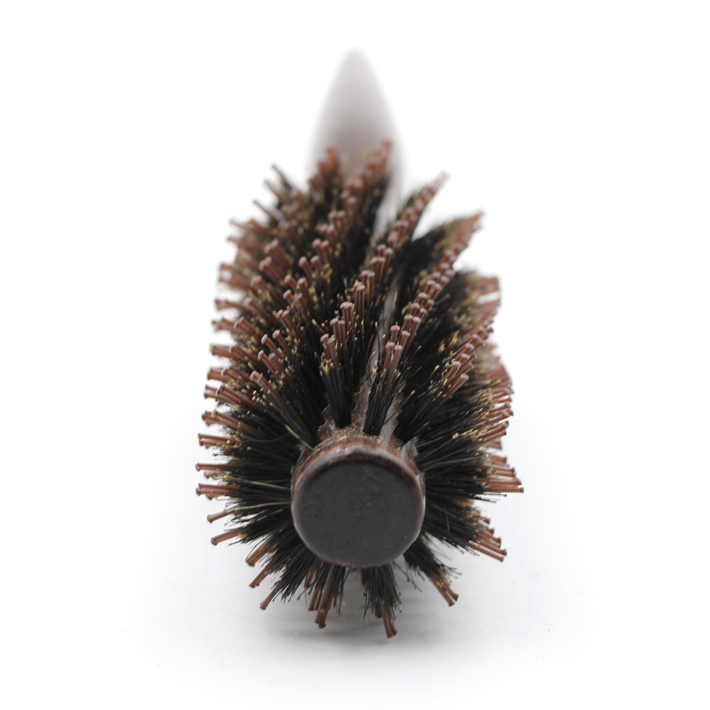 AliExpress Wood Handle Boar Bristle Round Hair Brush, view 2
