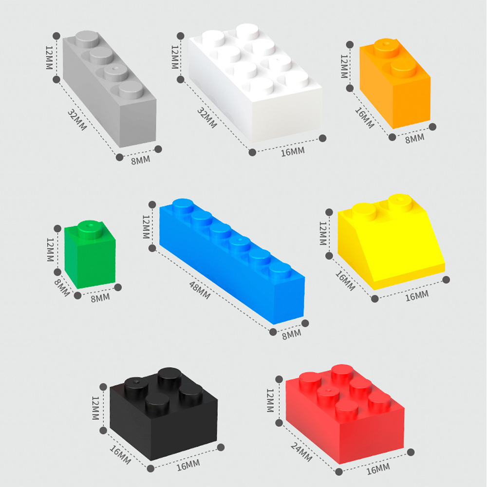 AliExpress 120/240PCS Building Blocks Lot Pack City Classic Bricks Sorted By Color Bricks Block Plate Creative Toy Compatible with Legoeds, view 2