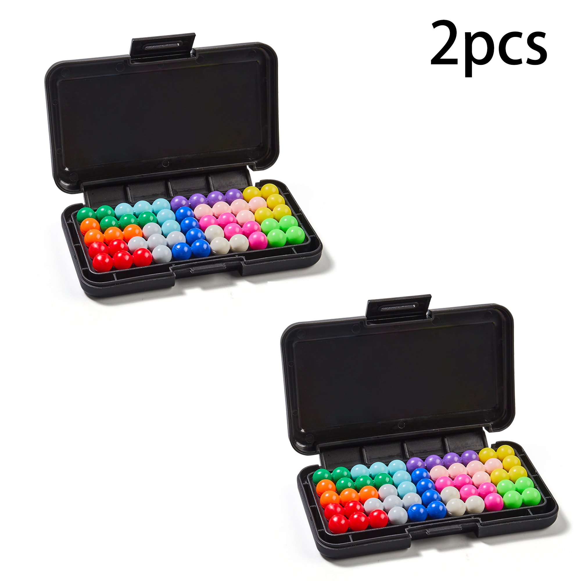 AliExpress 120 Challenges IQ 3D Puzzle Board Game Classic Pyramid Plate Pearl Logical Mind For Children Pyramid Beads Montessori Toys Gifts, view 6