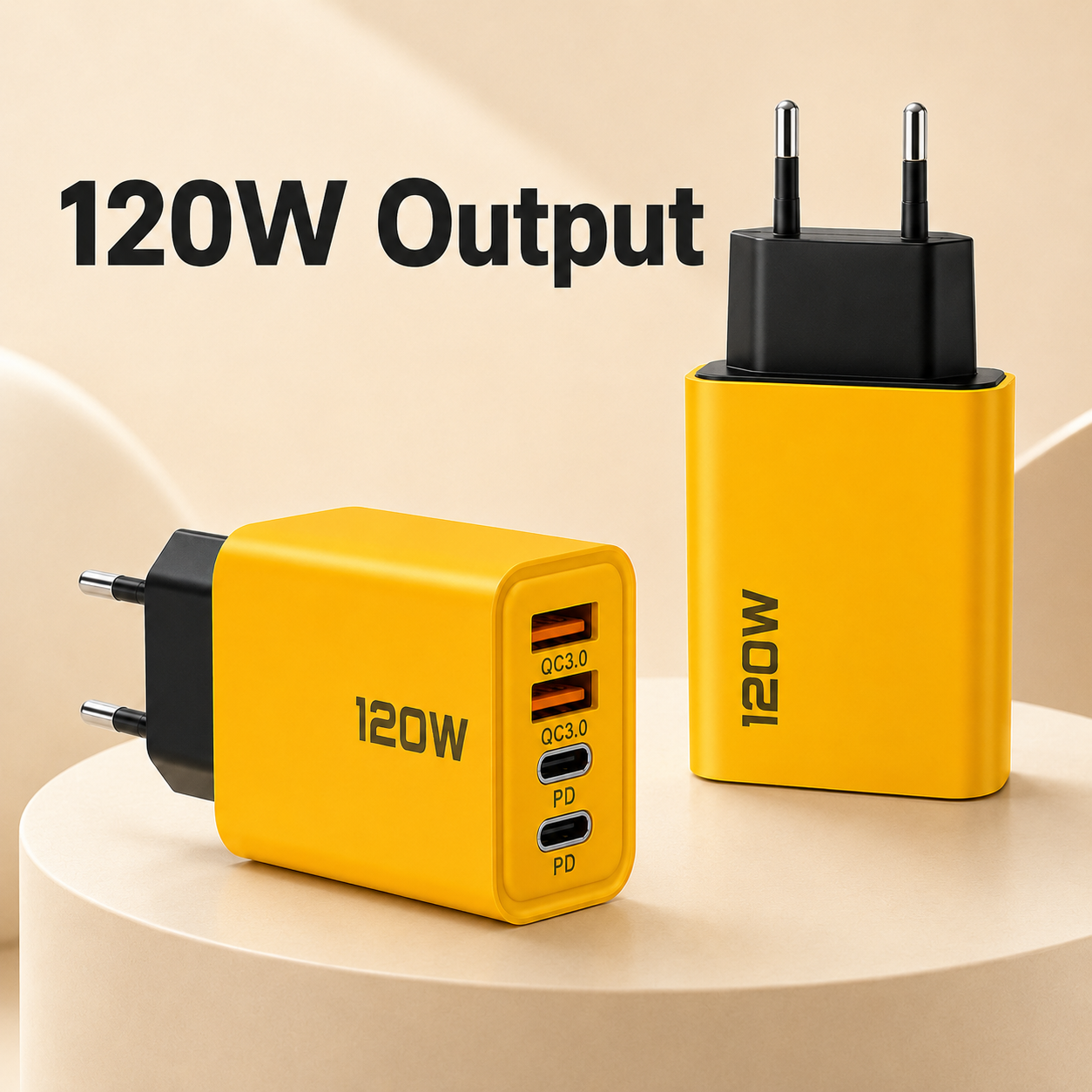 AliExpress 120W 4-Port USB-C Fast Wall Charger