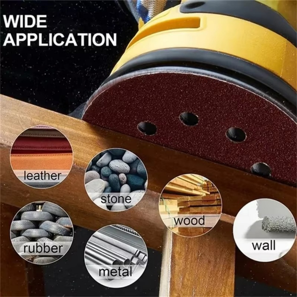 AliExpress 125 mm Hook-and-Loop Sanding Disc Set (40-2000 Grit), view 2