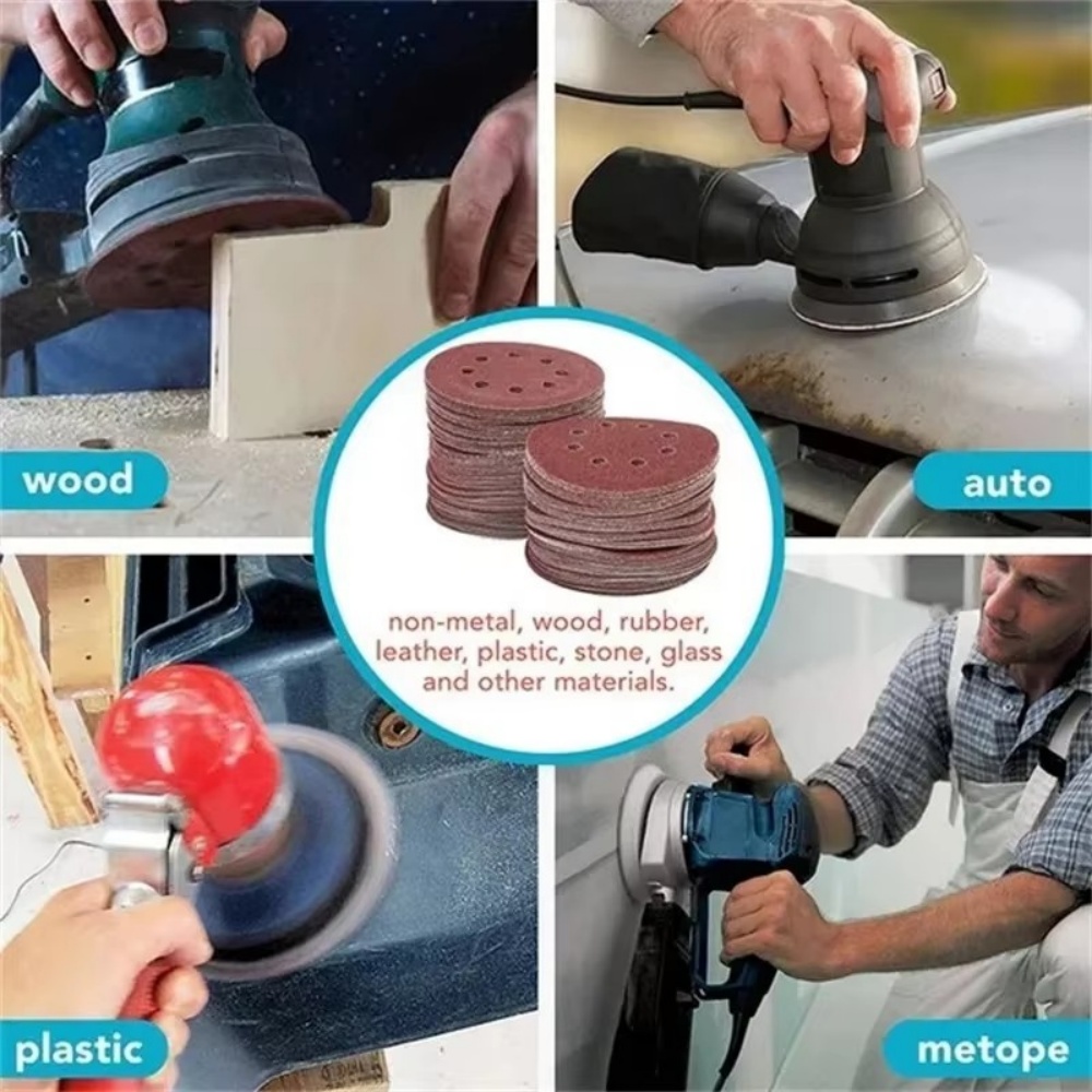 AliExpress 125 mm Hook-and-Loop Sanding Disc Set (40-2000 Grit), view 3