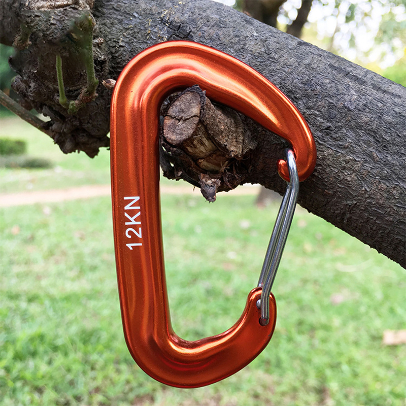 AliExpress 12kN D-Shape Locking Carabiner