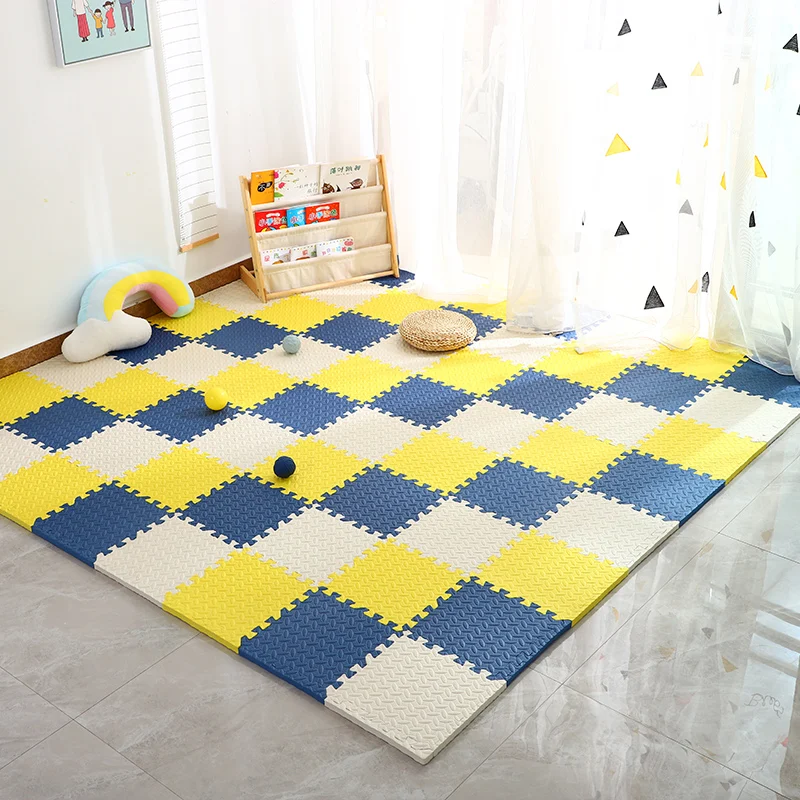 AliExpress 12pcs Foam Baby Play Mat Puzzle Mat Kids Interlocking Exercise Tiles Rugs Floor Tiles Toy Carpet Soft Carpet 30*30*1cm, view 6