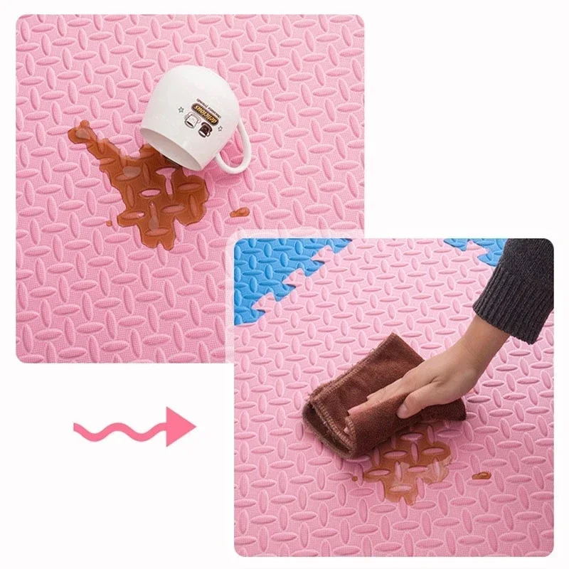 AliExpress 12pcs Foam Baby Play Mat Puzzle Mat Kids Interlocking Exercise Tiles Rugs Floor Tiles Toy Carpet Soft Carpet 30*30*1cm, view 2