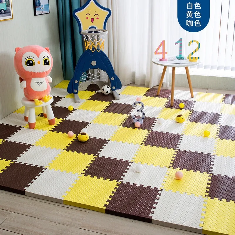 AliExpress 12pcs Foam Baby Play Mat Puzzle Mat Kids Interlocking Exercise Tiles Rugs Floor Tiles Toy Carpet Soft Carpet 30*30*1cm, view 5