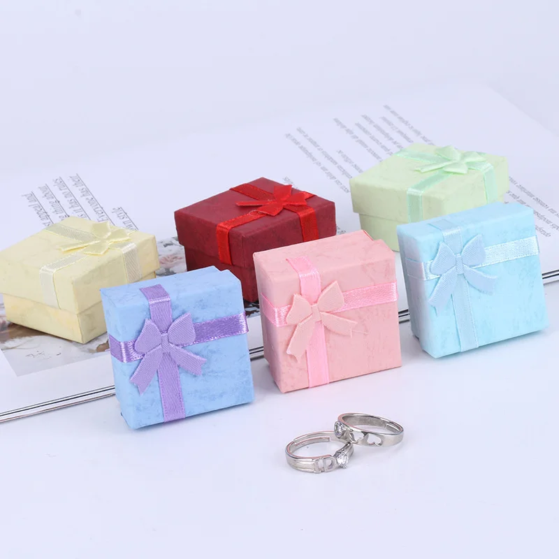 AliExpress 12-Piece Paper Jewelry Gift Boxes (4 x 4 cm), view 2