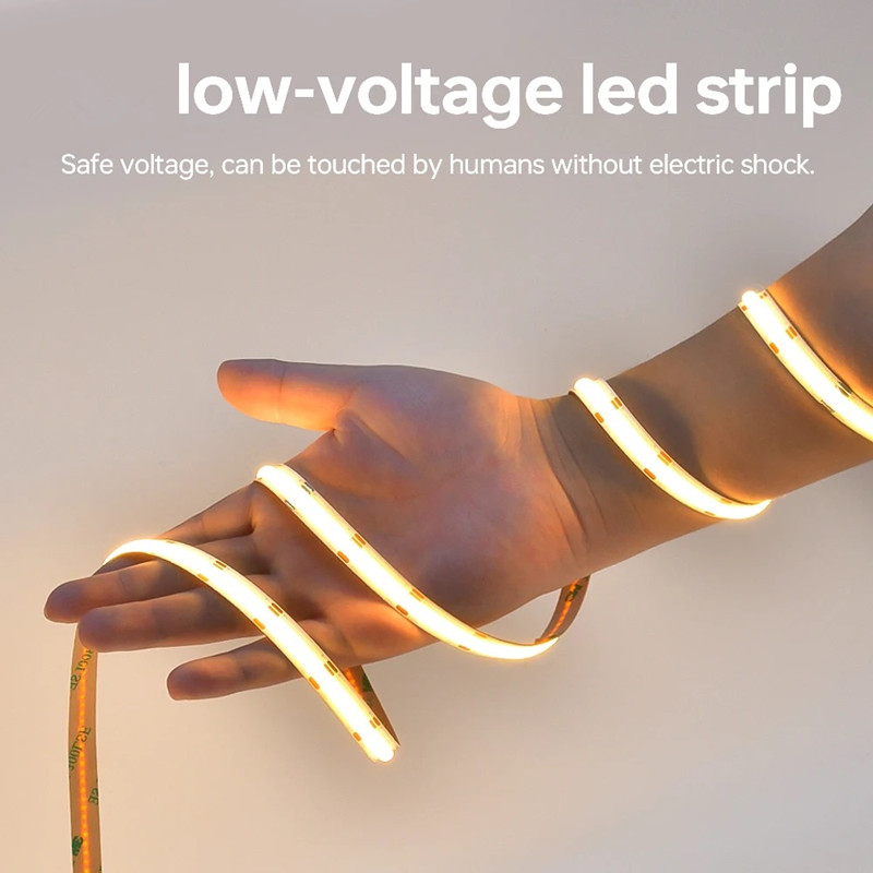 AliExpress 12V/24V Dual-Color COB LED Strip Light, view 6