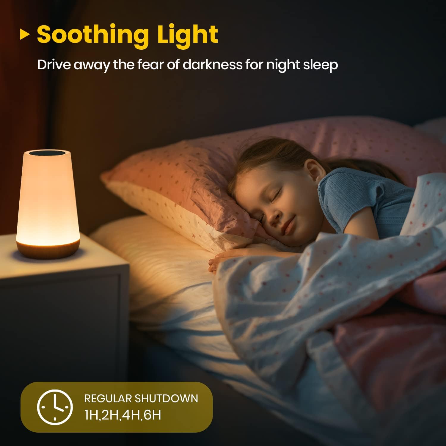 AliExpress 13 Color Changing Night Light RGB Remote Control Touch Dimmable Lamp Portable Table Bedside Lamps USB Rechargeable Night Lamp, view 6