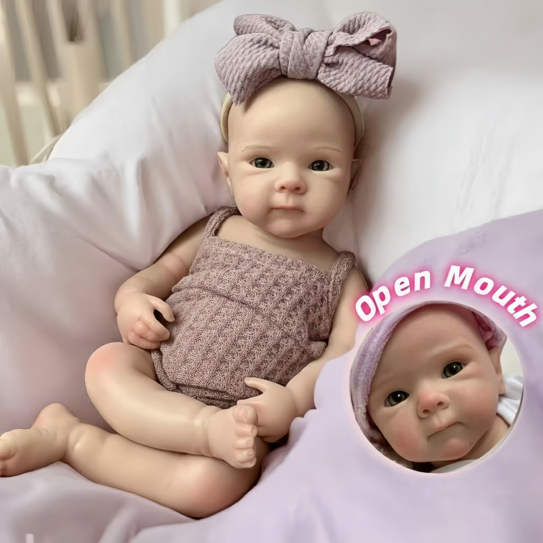 AliExpress 13Inch Waterproof Bettie Reborn Silicone Doll With 2 Sets Outfits Handmade Paint Skin Soft Touch Silicone Doll