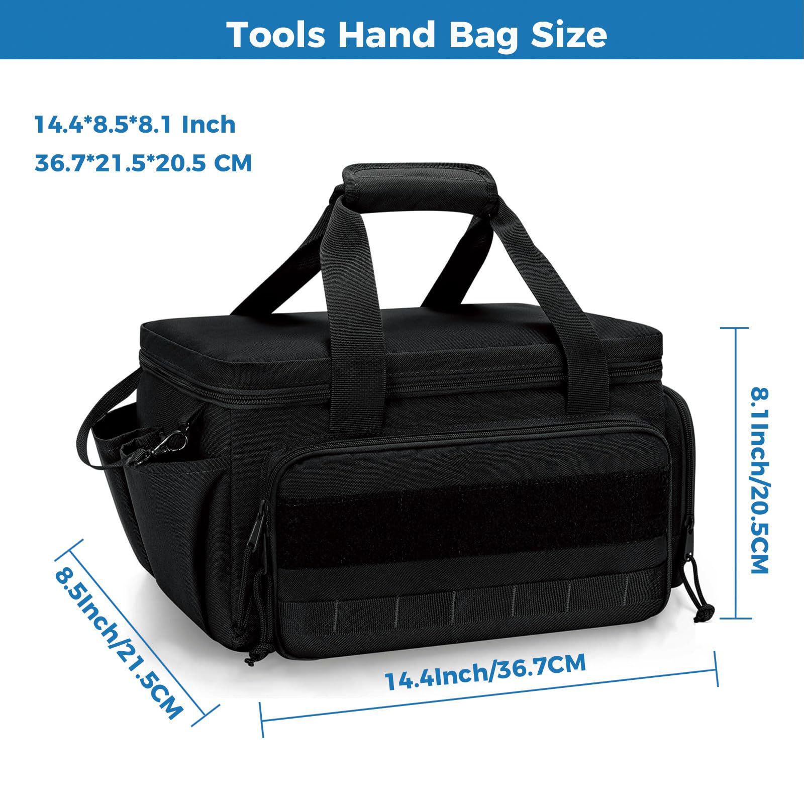 AliExpress 14 Inch Heavy-Duty Multipurpose Tool Bag, view 3