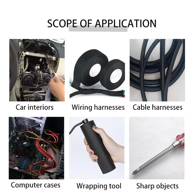 AliExpress Heat-Resistant Cloth Tape for Car Wiring Harnesses, view 5