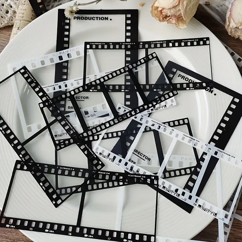 AliExpress 15 Sheets Of Transparent Retro Adhesive Collage Hand Account Decoration Material Sticker Pack, Album Scrapbooking Decor Supplies