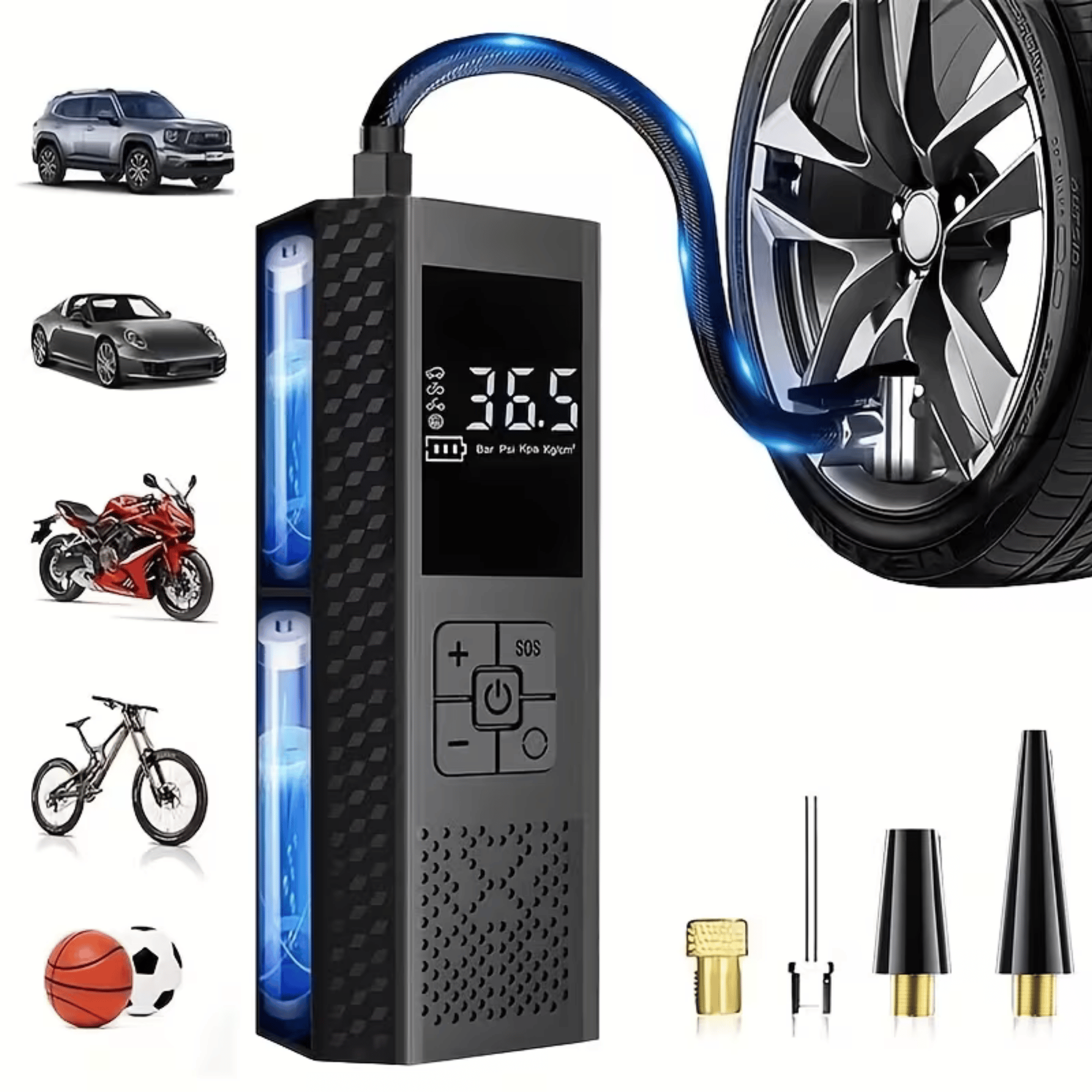 AliExpress Cordless 150 PSI Portable Tire Inflator