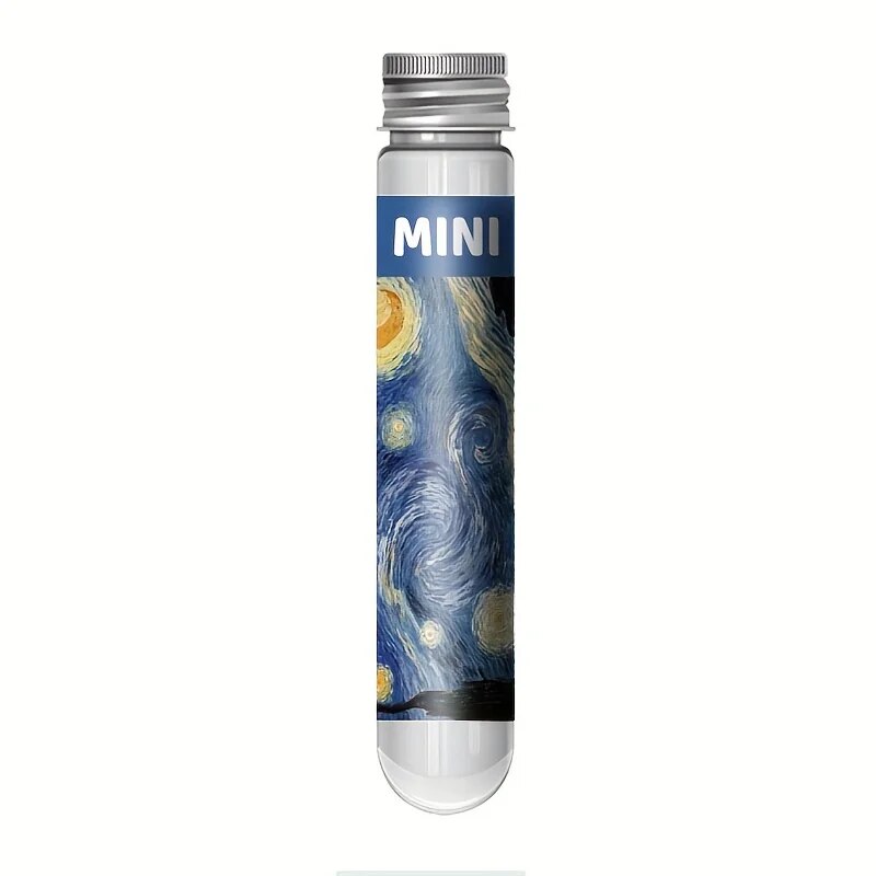 AliExpress 150pcs Test Tube Jigsaw Puzzle World Famous Painting Van Gogh The Starry Night Christmas Gift, view 4