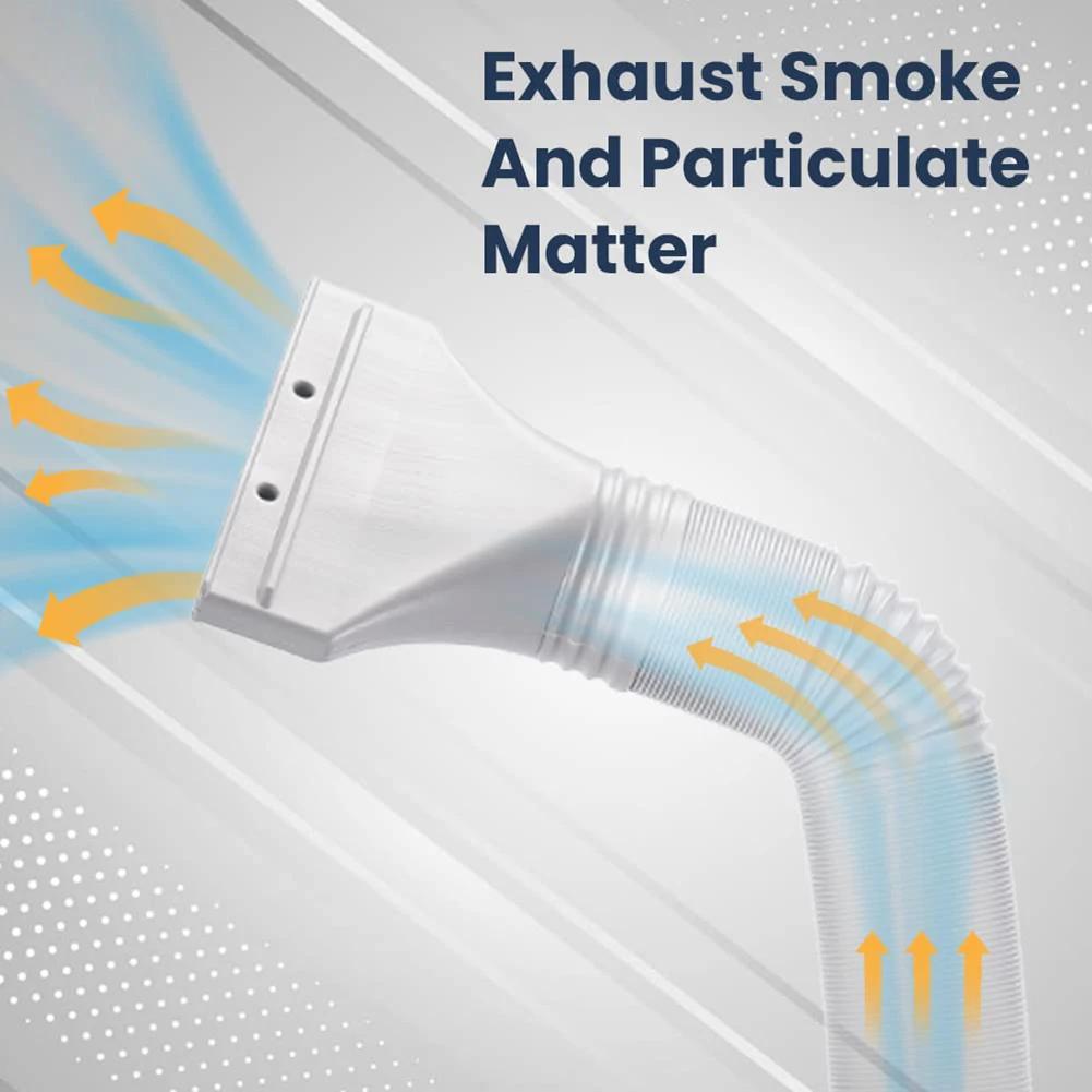 AliExpress 15CM Flat Mouth Joint Exhaust Duct Portable Mobile Air Conditioner Window Duct Pipe Hose Interface Connector Flat Nozzle, view 6
