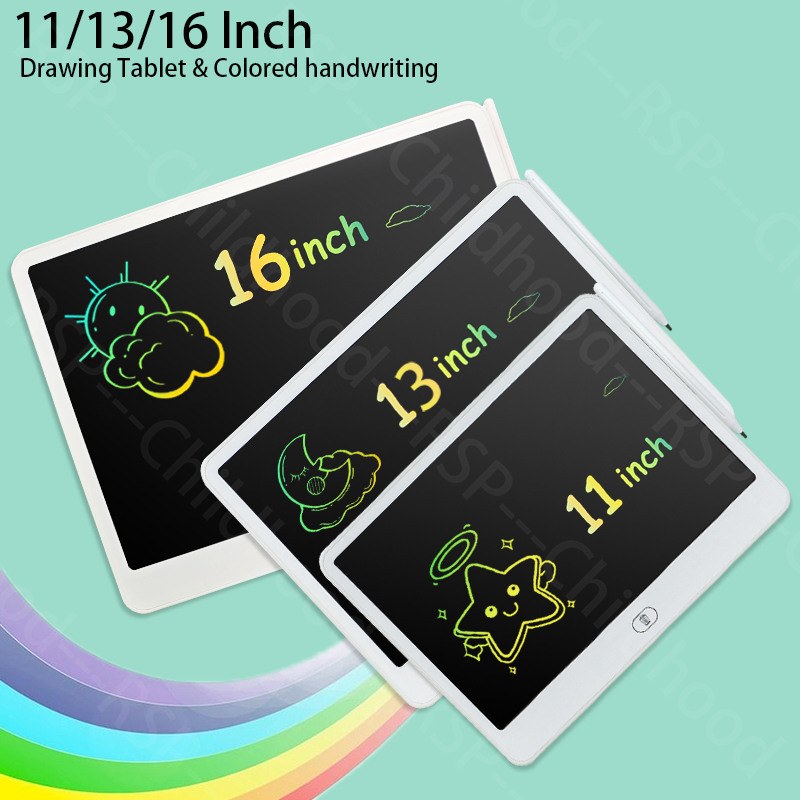 AliExpress 16/13/11 Inch LCD Writing Board Drawing Tablet Kids Writing Painting Children Educational Toys for 3 4 5 6 7 8 Years Girls Boys, view 2