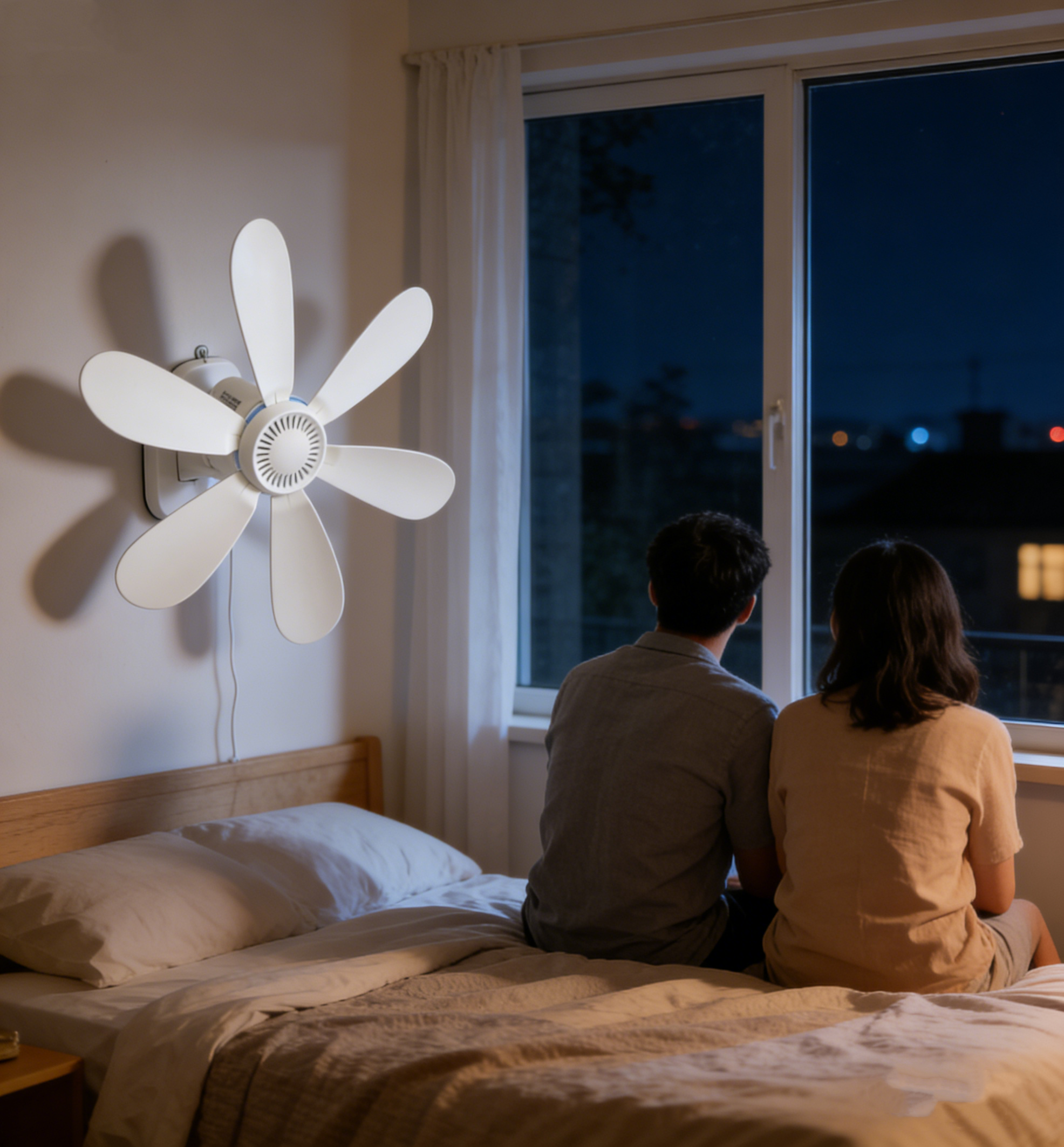 AliExpress 16.5-Inch Wall-Mount USB Fan with Remote, view 4