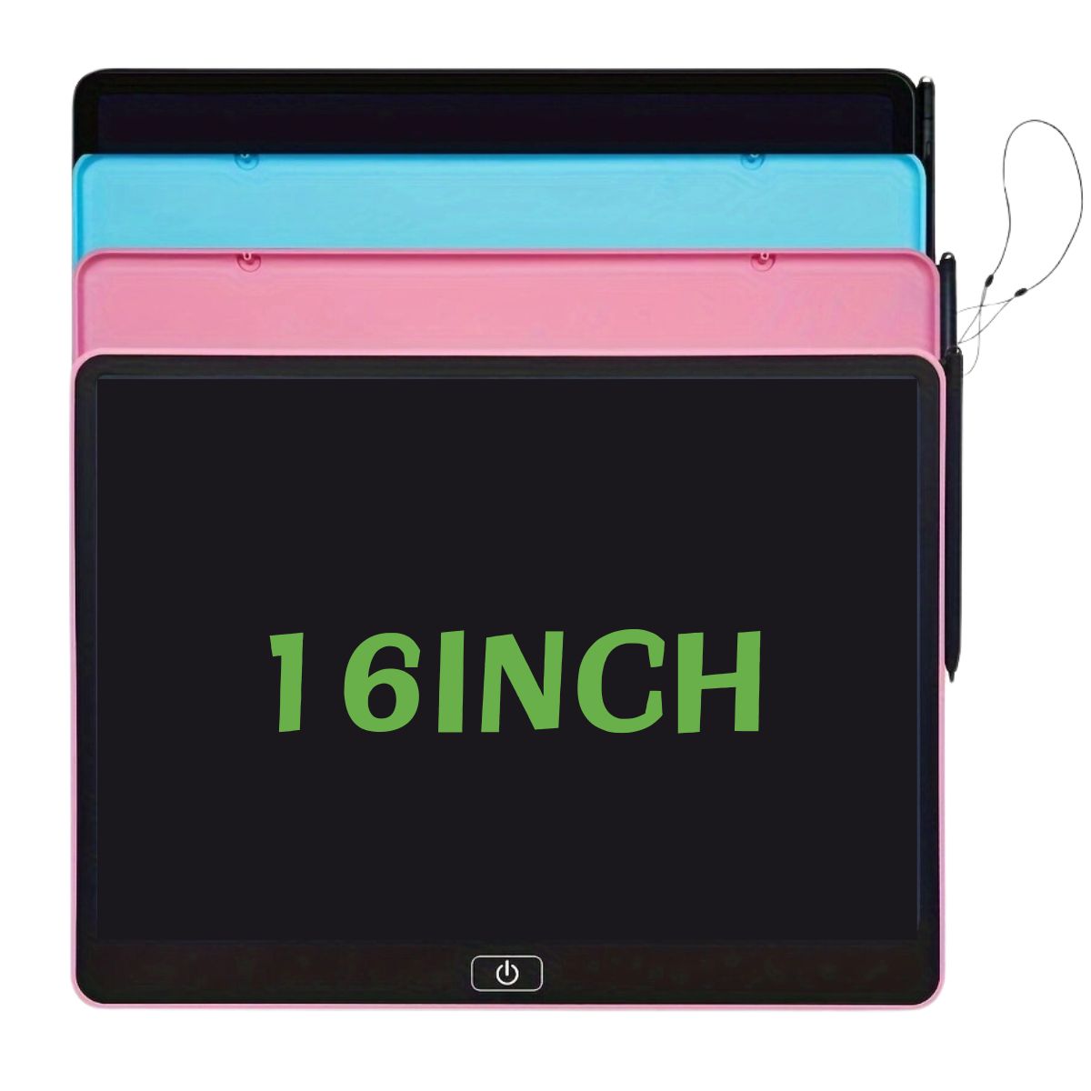 AliExpress 16" Kid-Friendly Single Color LCD Writing Tablet - Drawing & Learning Pad, Ideal for Birthday,Christmas, Or Halloween Gift, view 2
