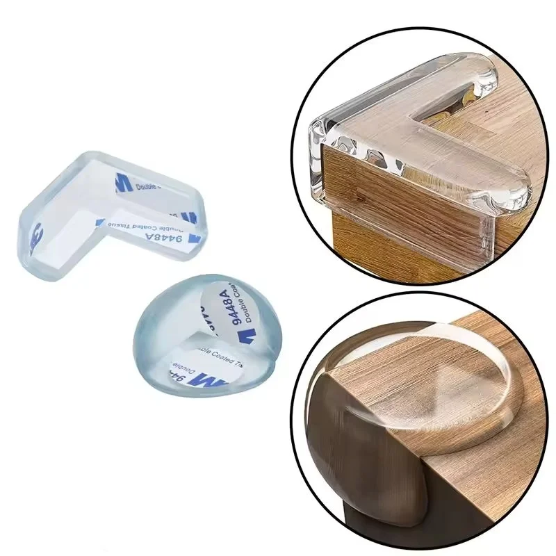 AliExpress 16 pieces of soft and durable rubber corner protectors to prevent table corner safety edge protection cover, view 5