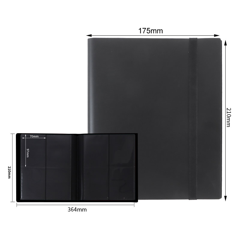AliExpress 160/360 Game Cards Capacity Pocket Holder Binders Albums For Yugioh Baseball Football Sports Card Book Sleeve Binder, view 3
