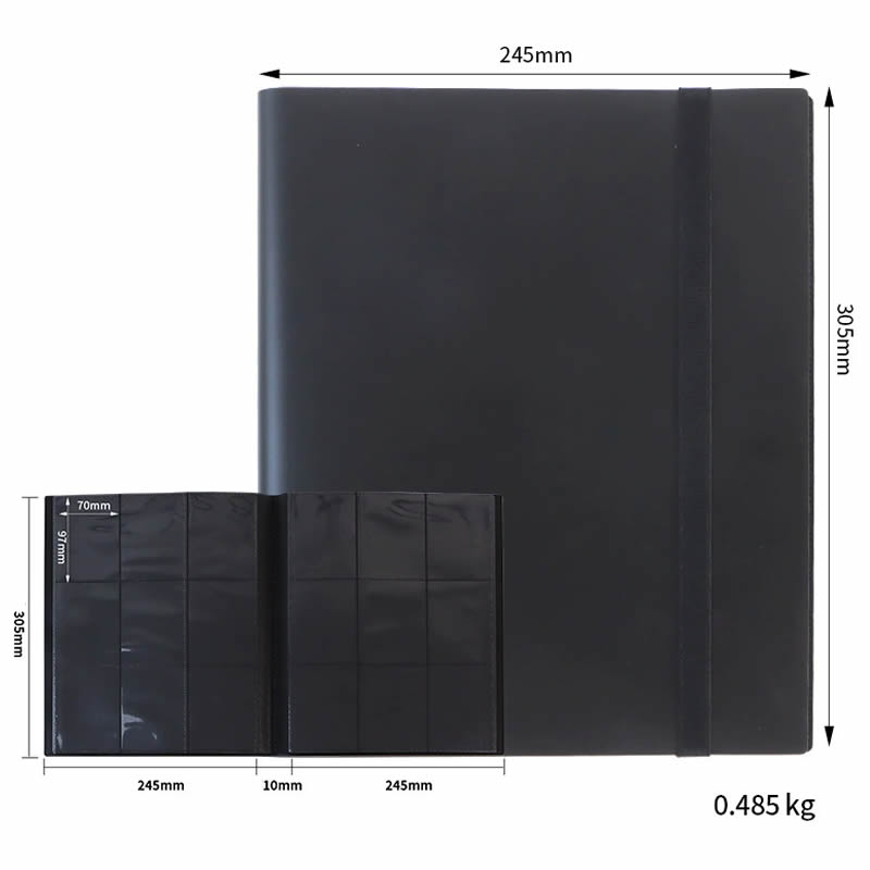 AliExpress 160/360 Game Cards Capacity Pocket Holder Binders Albums For Yugioh Baseball Football Sports Card Book Sleeve Binder, view 6