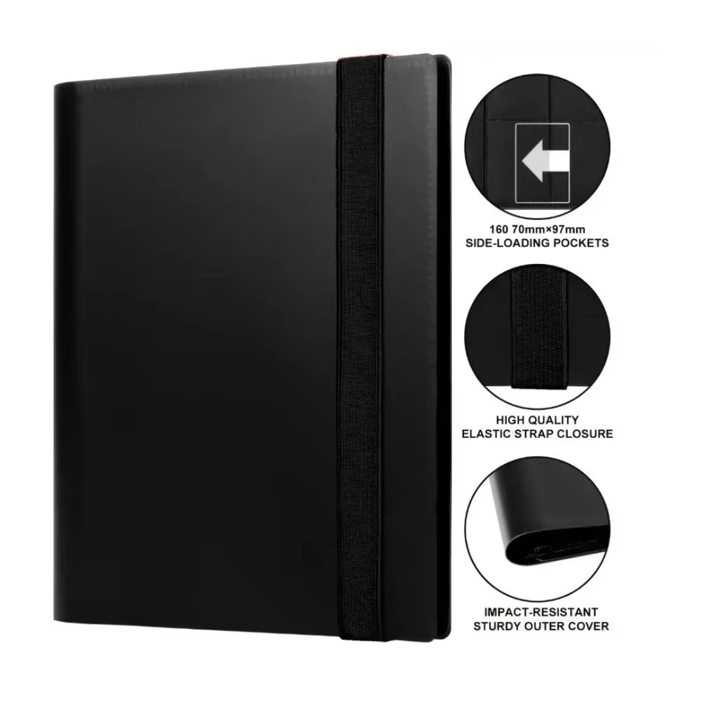 AliExpress 160-Pocket Extra-Large Trading Card Binder - Durable PP Material, Protective Album for Game and Collectible Cards, view 2