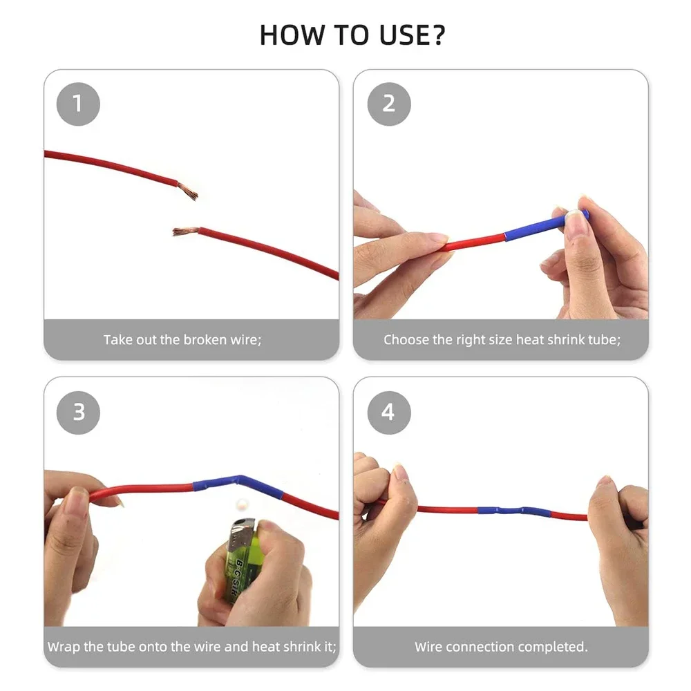 AliExpress Heat Shrink Tubing Kit (127 or 1600 Pieces), view 2