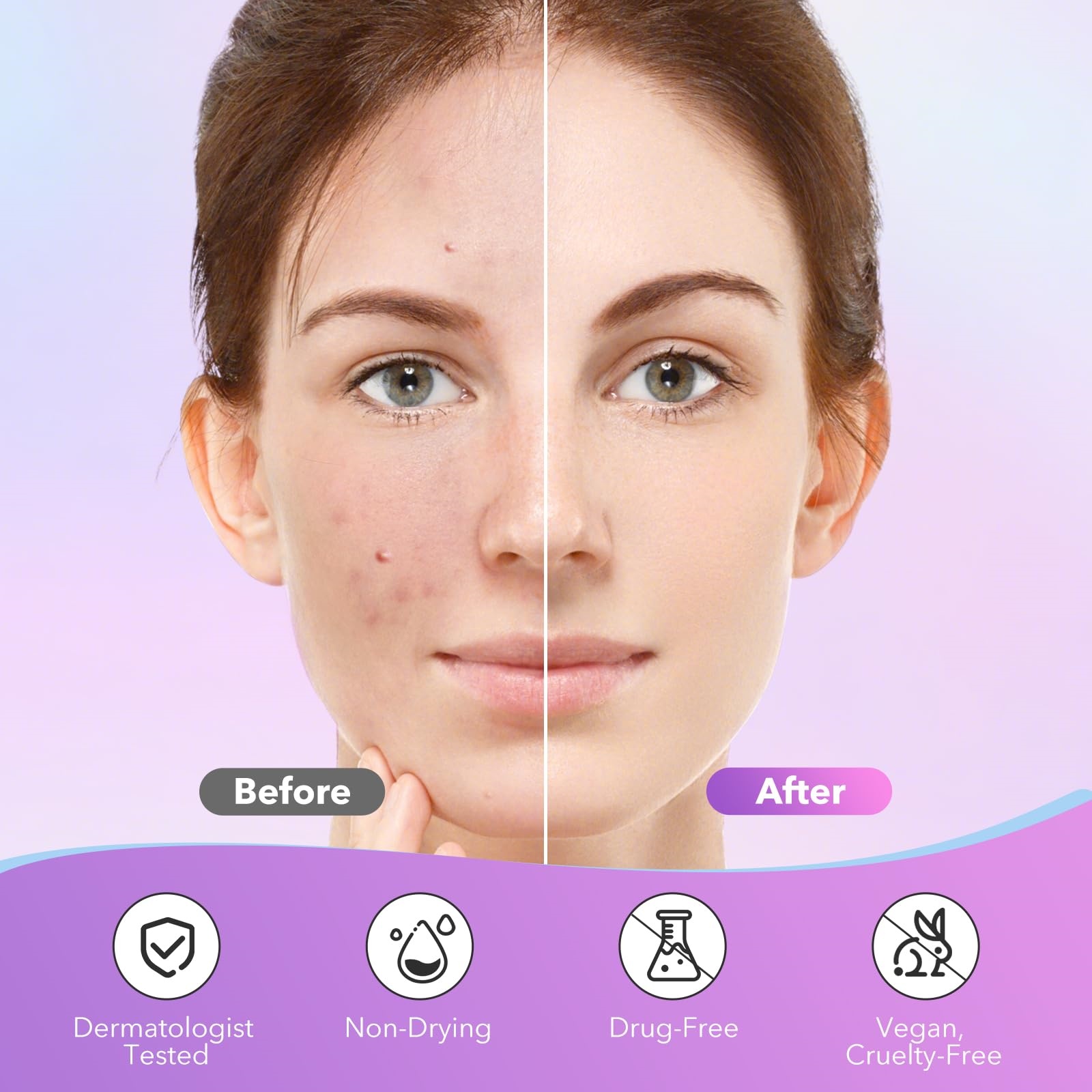 AliExpress Star-Shaped Acne Patches in Assorted Colors (1680), view 5