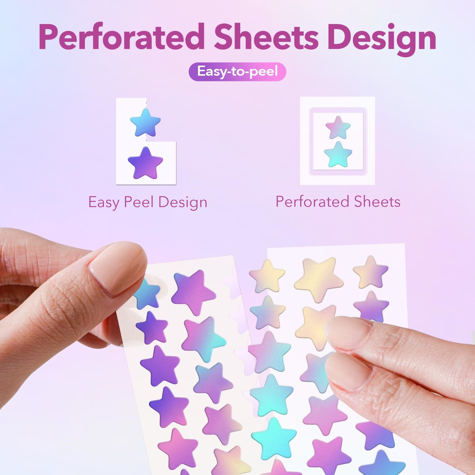 AliExpress Star-Shaped Acne Patches in Assorted Colors (1680), view 6