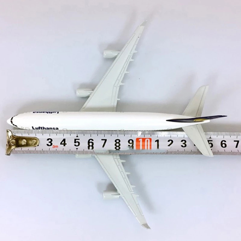 AliExpress 16CM A340 Lufthansa Plane Model Alloy Aircraft Models with Wheels 6Inch Airplane for Children Collection Gift Display, view 6